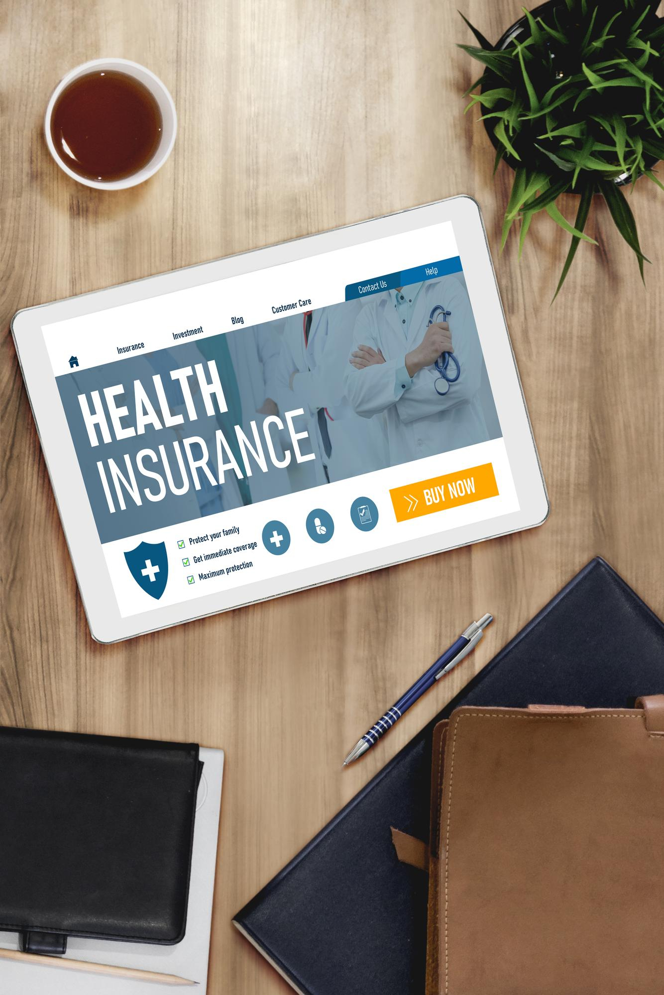 Insurance Desk Setup